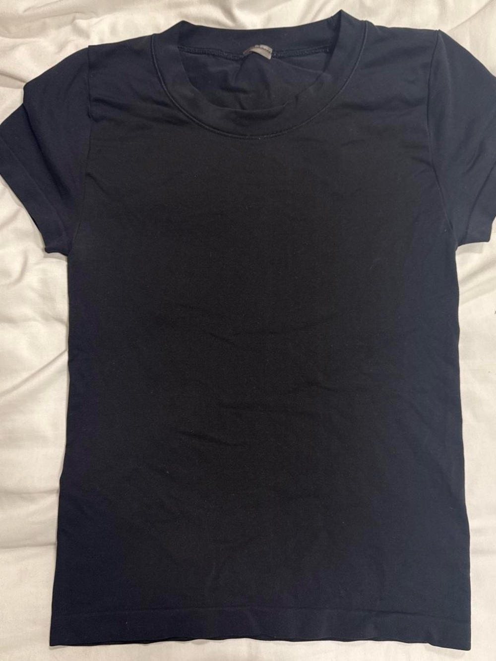 Aritzia Black Short Sleeve Crewneck Tee